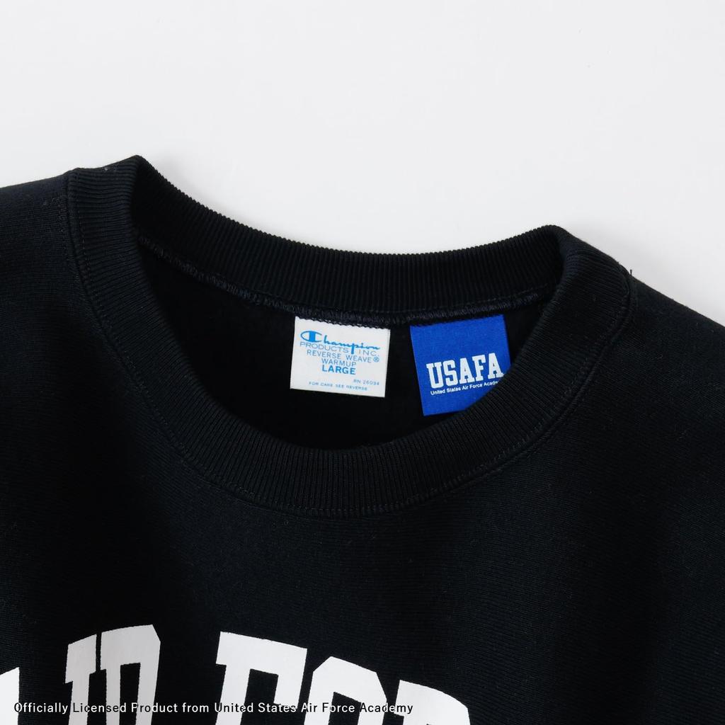 Champion Reverse Crew Neck Long Cotton Brushed Graphic Weave® Sweatshirt, Sleeve, 11.5oz USA, Back, Print, C3-C026-090-XL