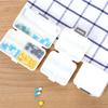 Multi Pocket Medicine Organizer 7-Day Pills Case Holder Container Storage Box for Supplements and Medications Organiser