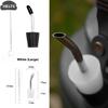 1 Set Wasserkocher-Verlängerungsdüse Edelstahl Erweiterter Wasserkocherauslauf Silikon Kaffeekanne Tropfdüse Für Outdoor-Wander-Rucksacktouren