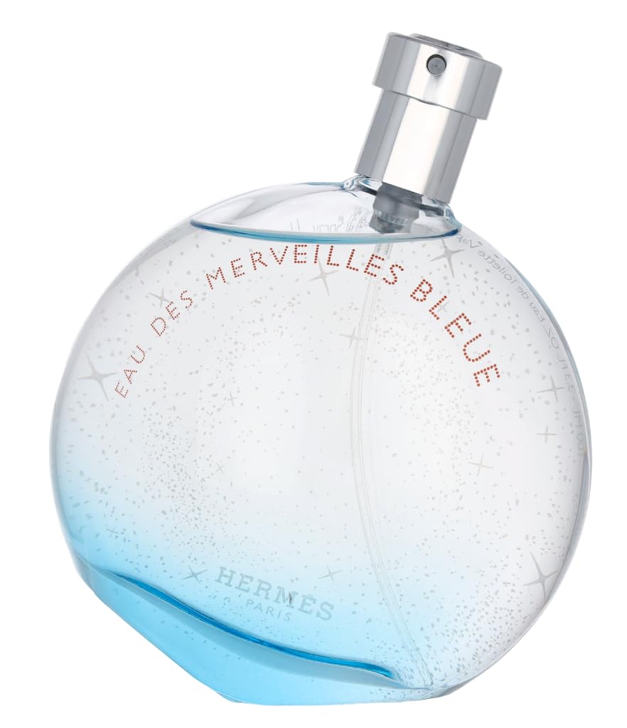 Hermes Eau Des Merveilles Bleue Eau De Toilette Spray 3.3 Fl Oz 100ml