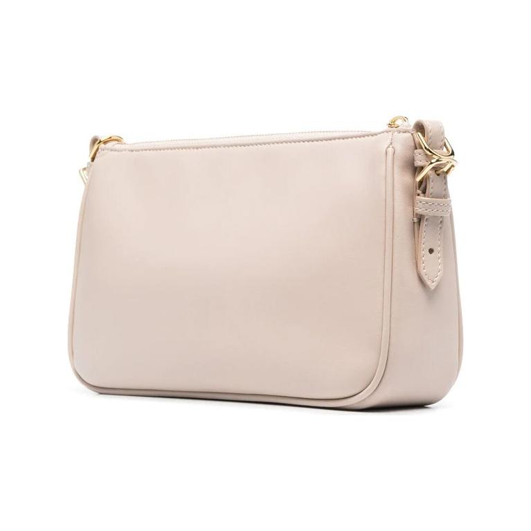 Bally Three-In-One Ginger Pattern Stitching Striped Leather Underarm Crossbody Shoulder Bag Women bags Beige 6236882