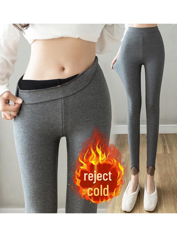 Women's Plus Velvet Thick Yoga Pants - Warm, Tight-Fitting Sports Leggings for Autumn and Winter