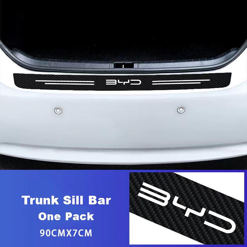 Car Door Threshold Sill Trunk Bumper Pedal Decal Stickers Cover For BYD M6 G3 G5 T3 13 F3 F0 S6 S7 E5 E6 L3 Tang Yuan Atto3 Song