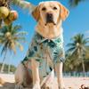 Pet Dress Soft Pet Summer T-Shirt Comfortable Cool Dog Hawaiian Style Clothes Fashion Breathable Dog Short Sleeve Beach Travel