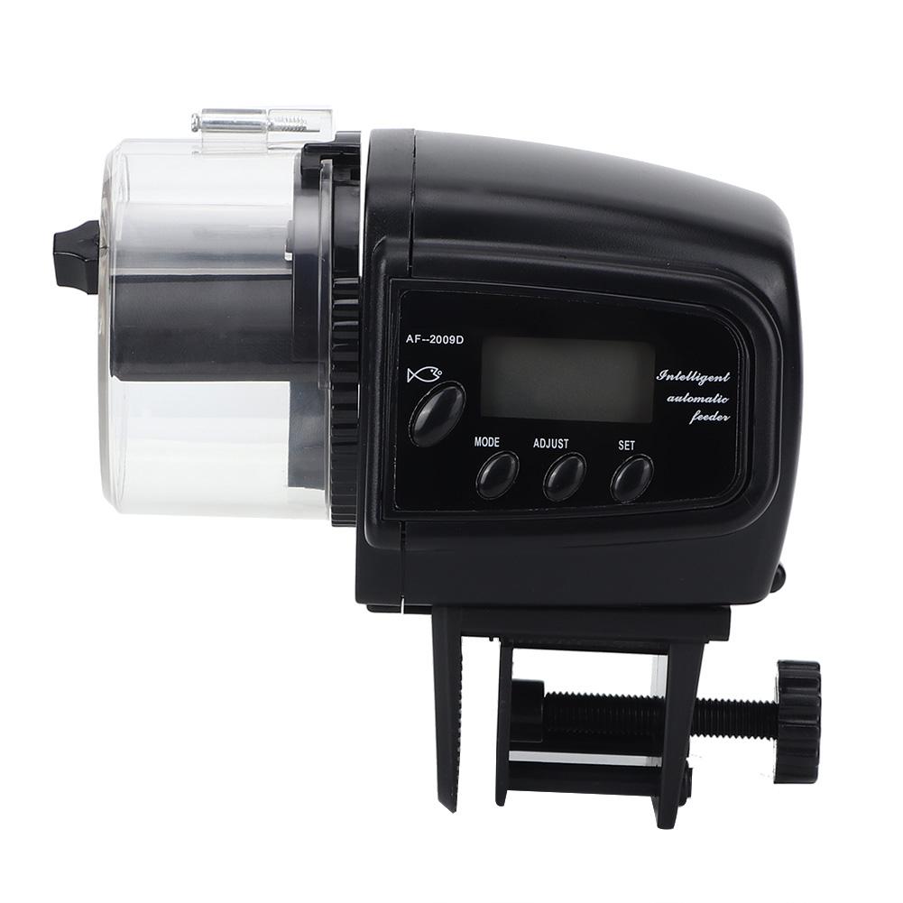 Adjustable Automatic Feeder Food Timer with Display Screen for Fish Tank Aquarium
