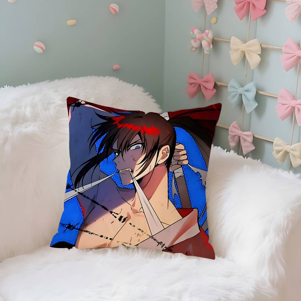 Anime HHijikatasTToshirous Case Plush Fabric Soft Pillowcase Double Sided Print Cushion Cover Household Gifts
