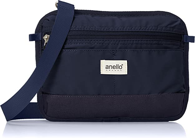Anello Grande Lightweight/Water-Repellent Mini Shoulder Bag, Migaru (GTM0435Z), Navy