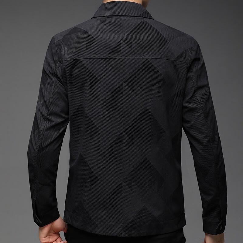 Hengyuanxiang Men's Stand Collar Casual Jacket