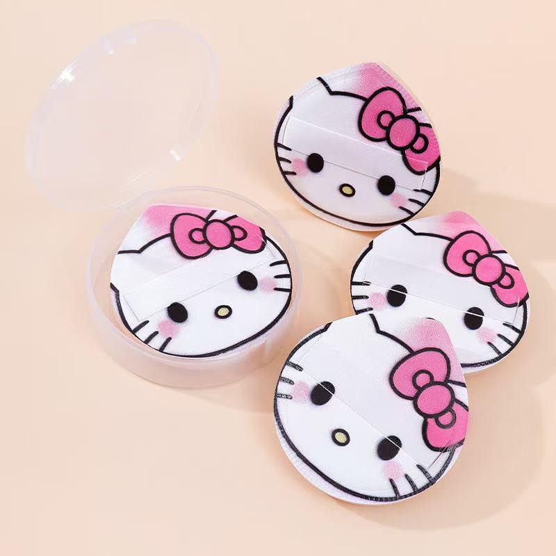 Hello Kitty Muster Marshmallow Weicher Puderquaste