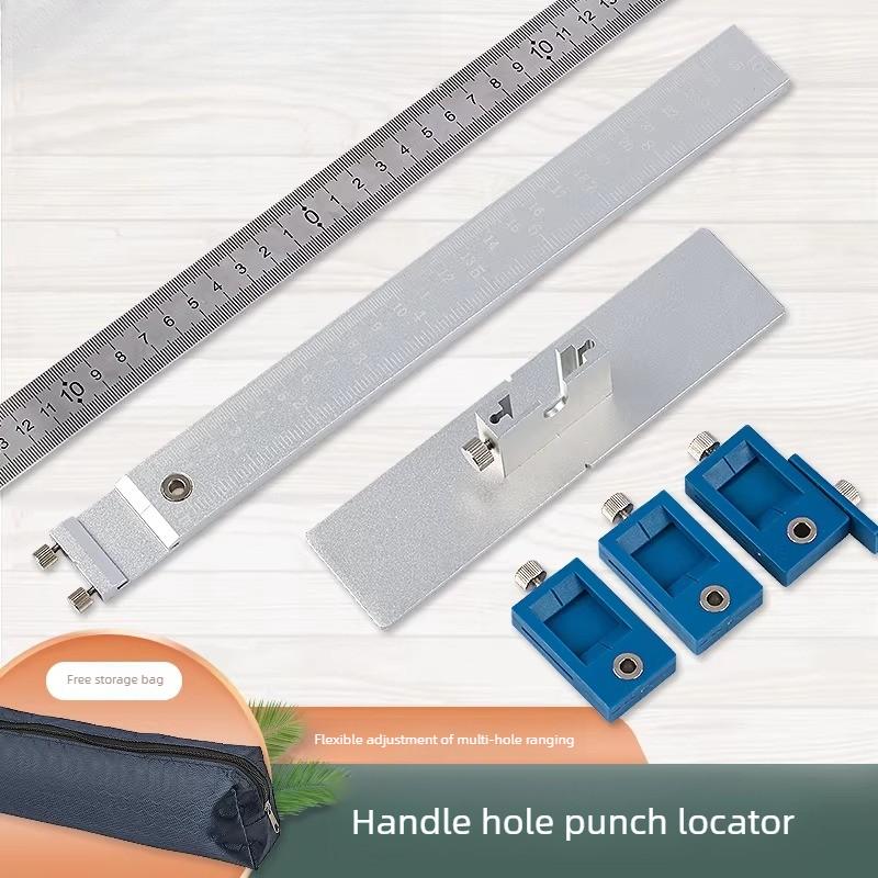 Handle Punching Locator Multifunctional Woodworking Tallation Furniture Handle Drilling Tool