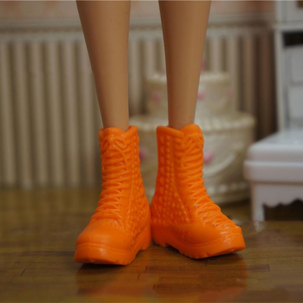 Fashion 1/6 Doll Sippers Shoes Plastic Shoes Clothes Accessories  Fit Foot Length 2cm Dolls