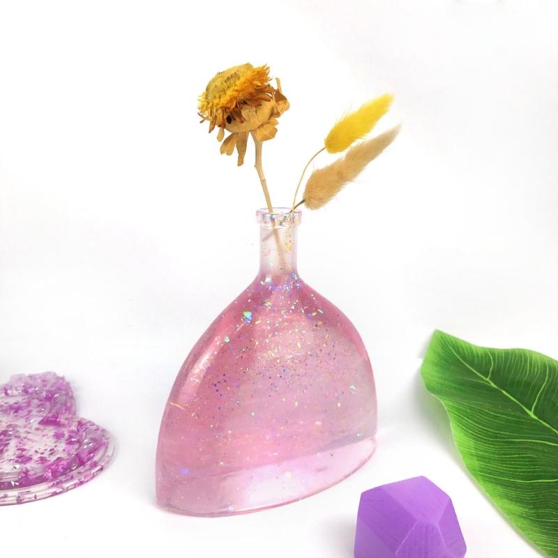 Geometry Flower  Silicone Mold Flower Epoxy Resin Casting Mold Succulent Vase Cement Mold Plant Holder Wax Mold