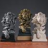 Sculptură Leu Retro Artizanat din Rășină pentru Decor Acasă sau la Birou
