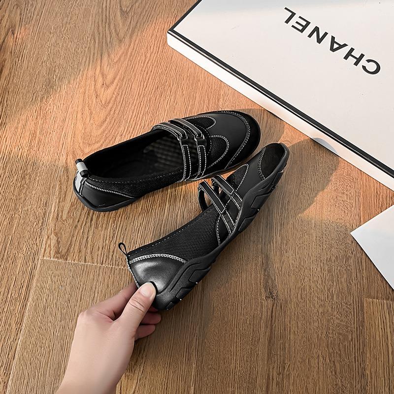 New niche design sports Mary Jane shoes women's versatile casual ballet shoes flat single shoes