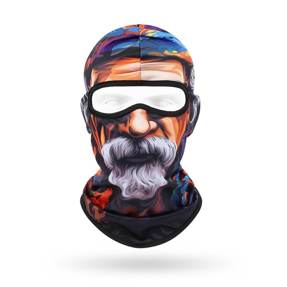 Beard Pattern Full Face Scarf Breathable Head Cover Cap Hood Caps Cycling Mask Outdoor