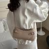 Yogodlns Retro Studded Faux Leather Shoulder Bag with Buckle Detail, Multi-Color for Daily Use Shopping Dating, Commuting and Short Trips