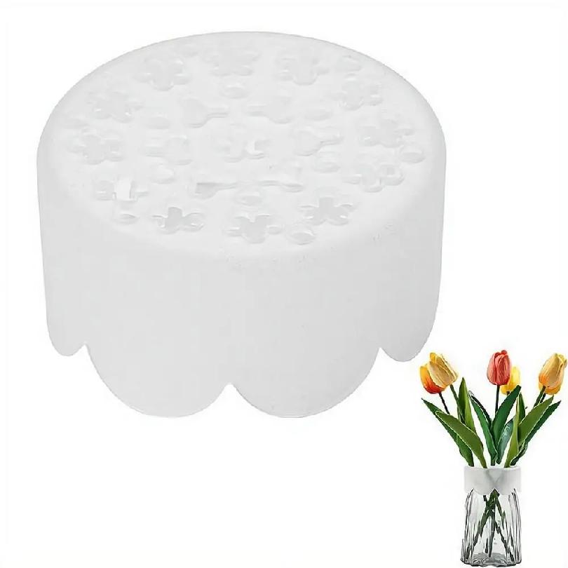 Silicone Blossom Grid Flower Arranger Reusable Floral Stem Holder For Vases, Water Proof Flower Grid For DIY Arrangements