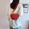 Contrast color messenger mobile phone bag New women's bag Lightweight nylon canvas bag Fashion versatile shoulder bag