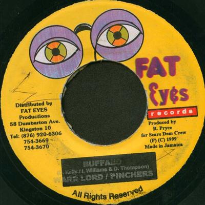 7inch Record WARLORD / PINCHERS - Buffalo NONE Fat Eyes Record 1999 Jamaica Reggae, Ska & Dub Used