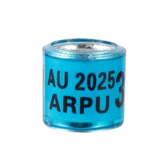 Inel de Picior Porumbel Multicolor 2025/2026 cu Cuvânt Inel de Picior Inel pentru Pasăre Durabil de Înaltă Calitate Inel de Marcare Pasăre Consumabile pentru Păsări 50 Buc