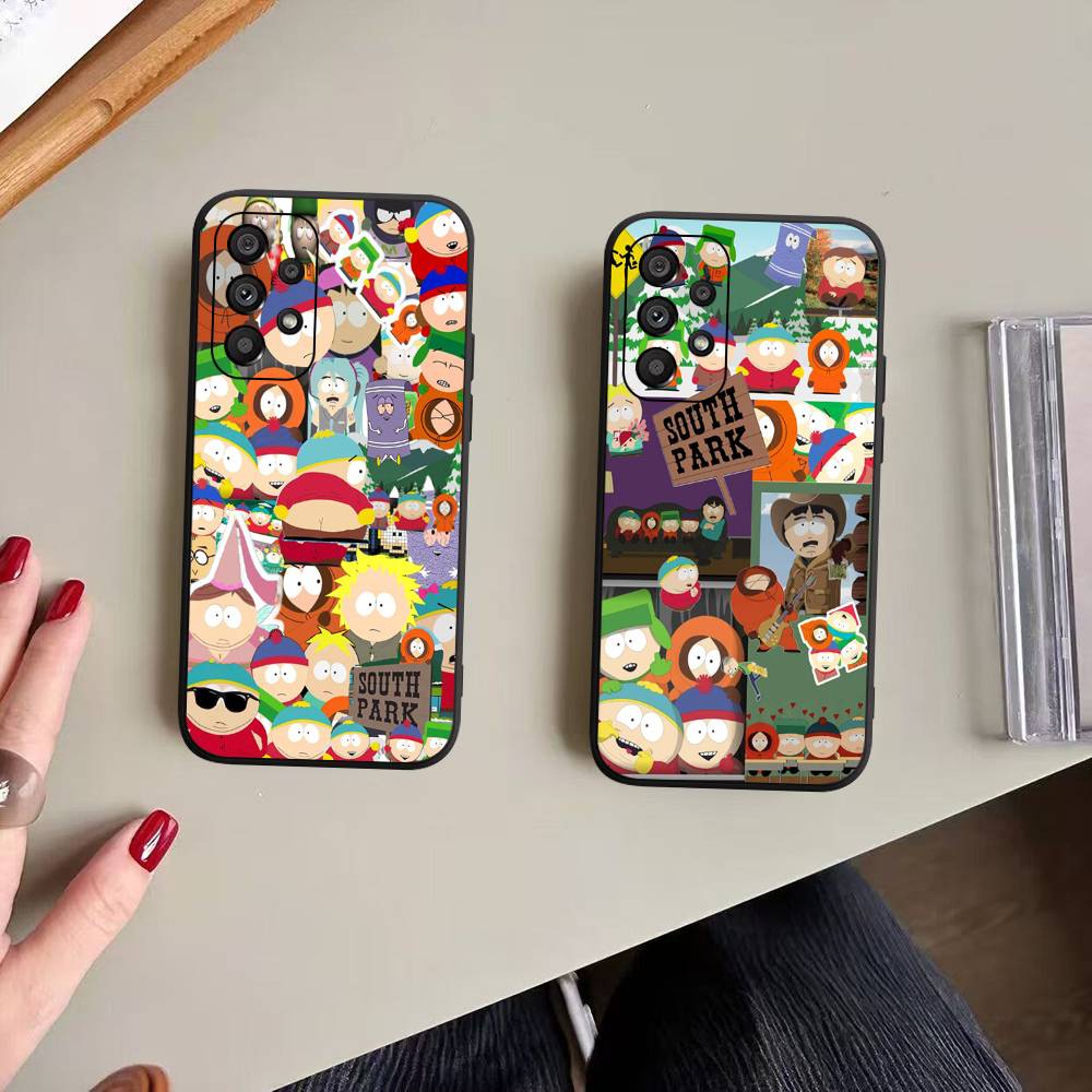 Cartoon S-South P-Park Phone Case For Samsung A 52 53 21 32 13 12 71 31 51 40 72 73 70 22 42 50 30 20 21 Shell