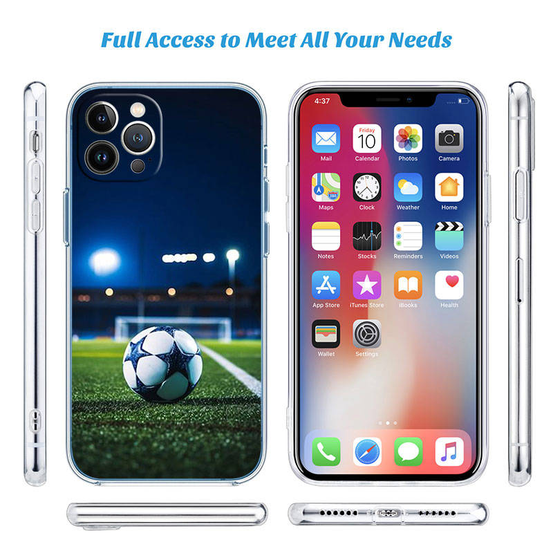 IR8 Football Soccer Case for Motorola E22S E7 G6 G7 G8 G9 Plus Power Play G10 G20 G04 E30 E40 E22 E20 E13 E15 G22 G23 G05 G75 G35 G55