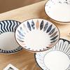 4Piece Minimalist Ceramic Small Plates Set, Boho Colorful Ceramic Plates, Safe for Oven,Microwave,Dishwasher
