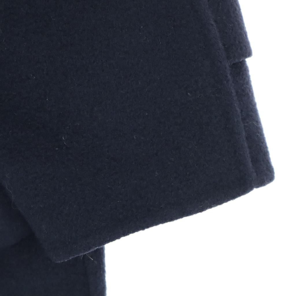 Burberrys Långärmad Dubbelknäppt Ulljacka 7AP Marinblå C-TK83 Dam Begagnad