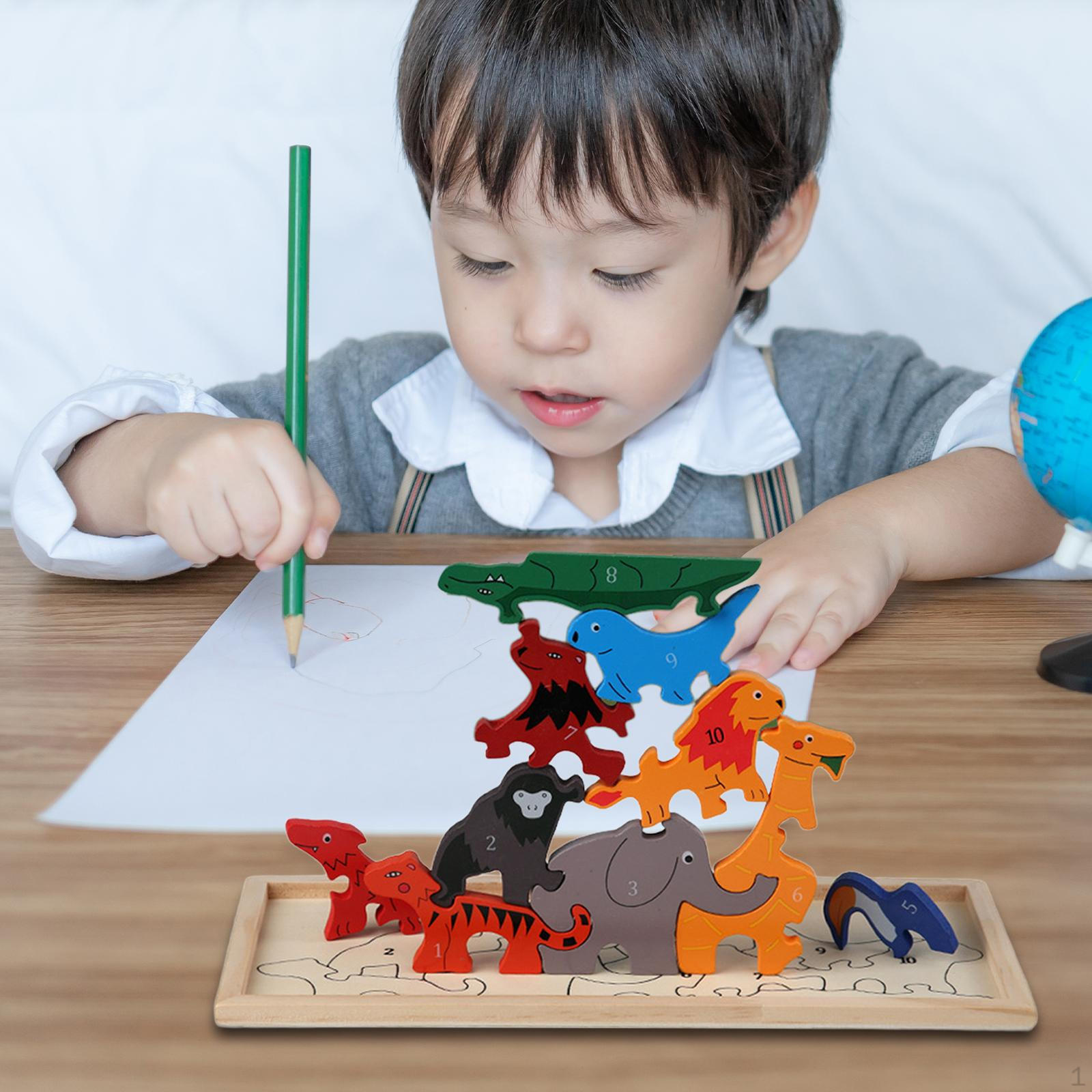 

Набор 3D пазлов с мультяшными животными, интерактивная развивающая игрушка для дошкольников Style B