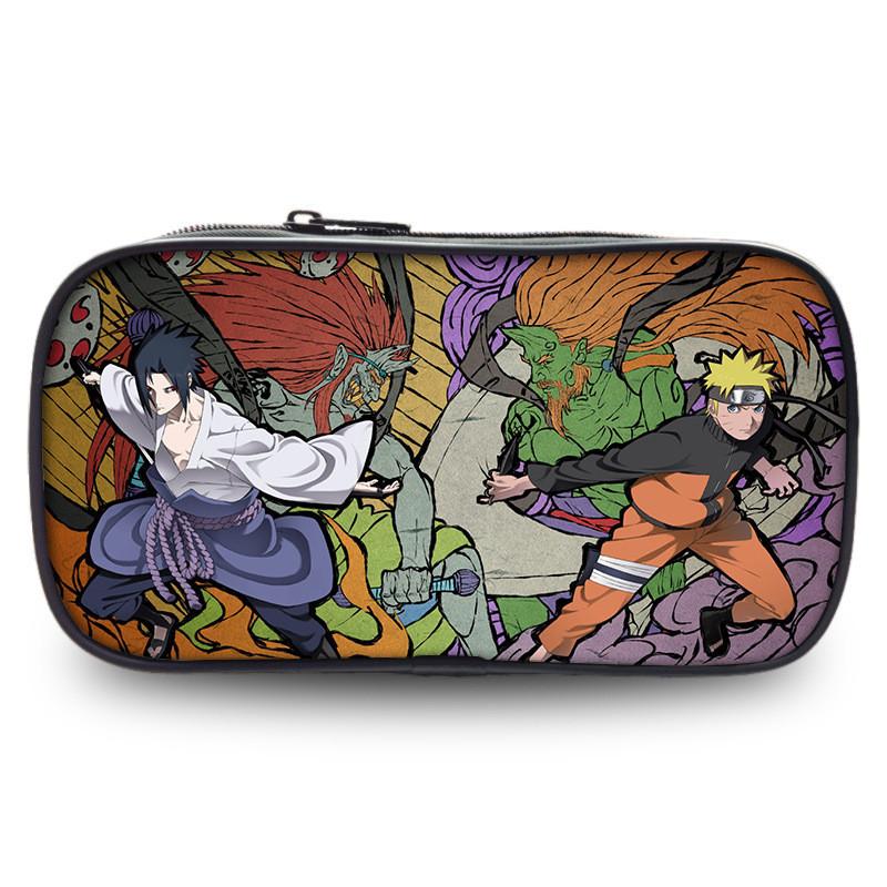 Naruto Anime Character Print Student Single Layer Stationery Storage Bag