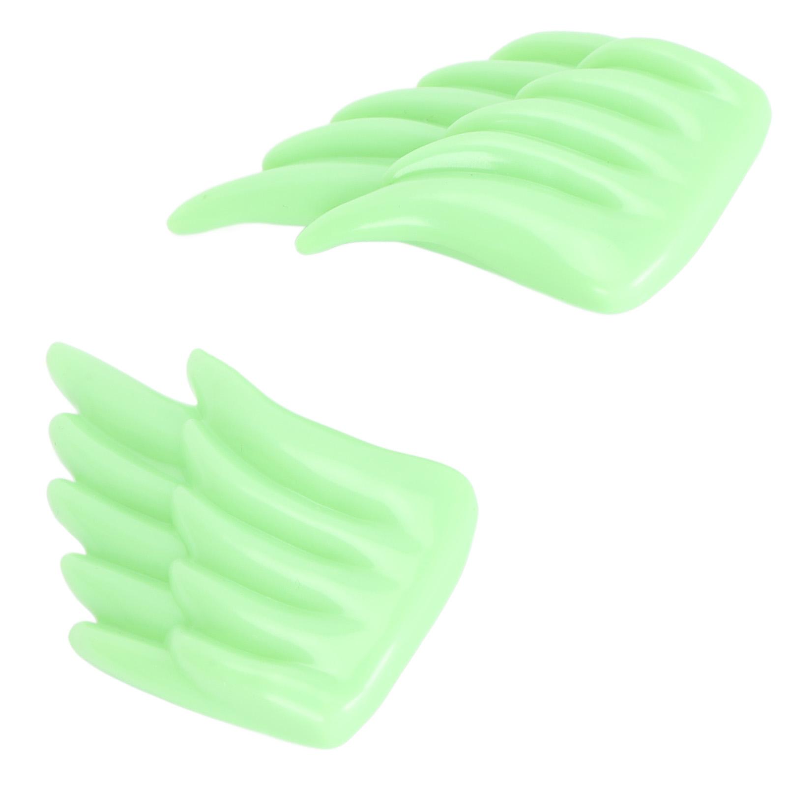 

3D Крыло Украшение для обуви Инновационный DIY Аксессуар для обуви Подвеска Хвостовое крыло Крепление для обуви для обуви с отверстиями Зеленый флуоресцентный зеленый