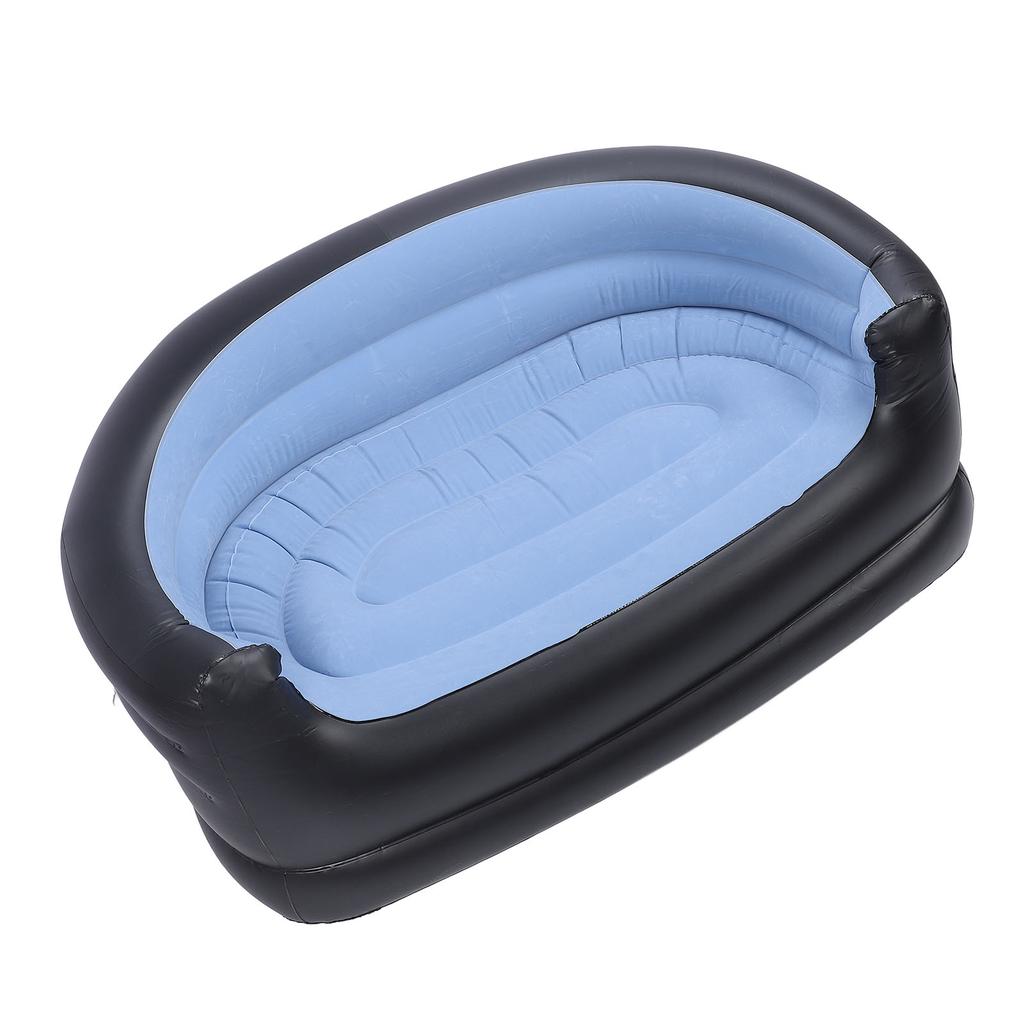 Inflatable Chair PVC and Velvet Water Proof Comfortable Portable Blow Up Couch for Outdoor