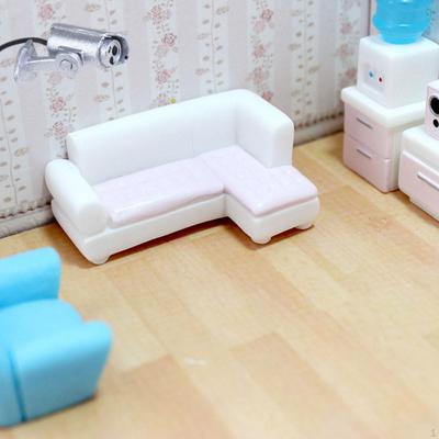 1/12 Scale Dollhouse Security Camera Miniature Realistic Life Scenes Prop Webcam for