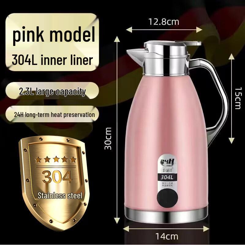 Large Capacity 304 Stainless Steel Thermos Flask for Home, Restaurant, Hotel, or Tea House