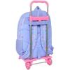 Sac à dos scolaire - SAFTA - Benetton Lilas - Confortable - Polyvalent - Avec chariot