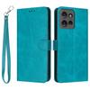 For Motorola Moto G 5G (2025) Case Flip Stand PU Leather Wallet Phone Cover Calf Texture