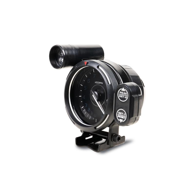 Experienced Driver Racing Simulator Dashboard Tachometer
