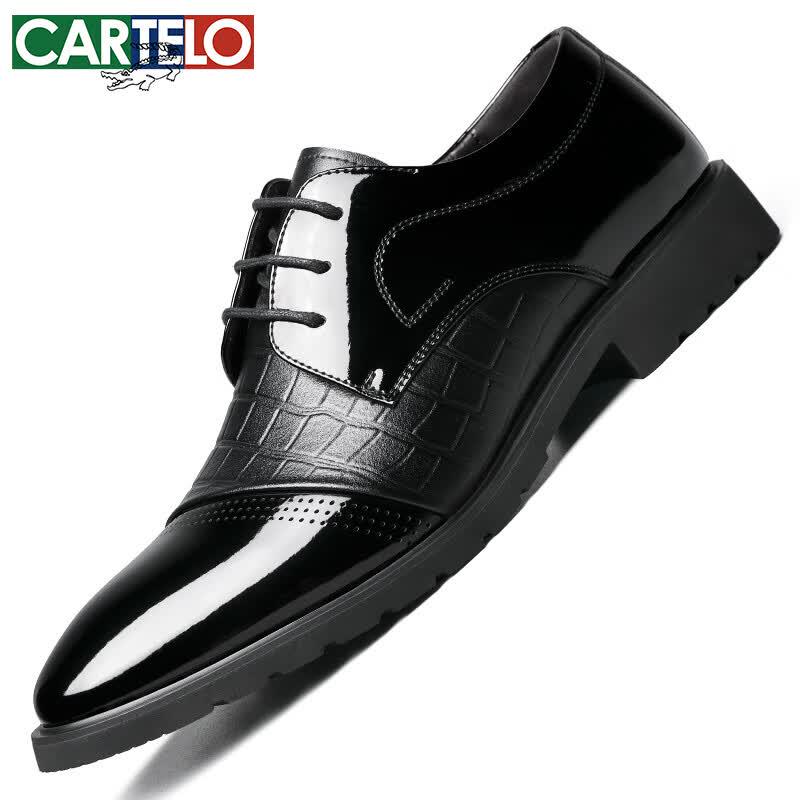 CARTELO Men's Formal Business Derby Shoes