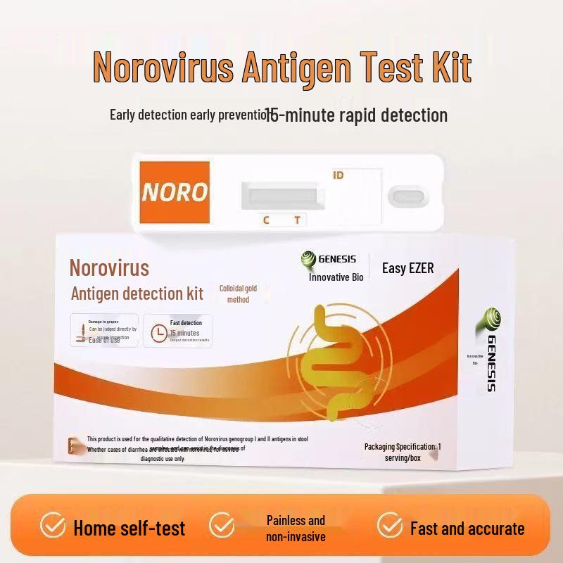 Innovativt Biologix Norovirus Antigen Hurtigtestsett for Akutt Gastroenteritt