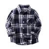 Kids Toddler Flannel Shirt Jacket Plaid Long Sleeve Lapel Button Down Shacket Baby Boys Girls Fall Shirt Coat Outwear