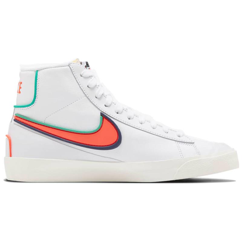 Nike Blazer Mid 77 Infinite White Blue Void Crimson Sneakers Skateboard Shoes DA7233-102