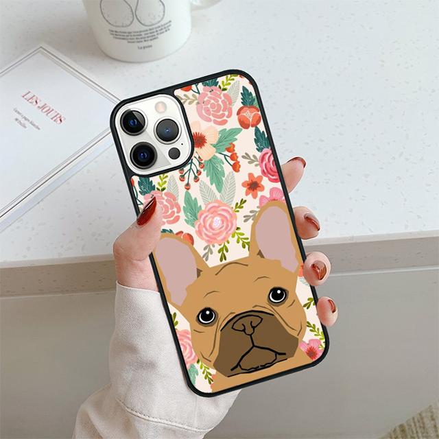 French Bulldog Cute Cartoon Phone Case For iPhone 17 Air 14 15 16 13 12 Cover For Apple Pro Max Plus Coque
