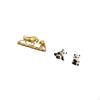 Modern Feng Shui Panda Figurine Sculptures Chinese Animal Resin Bookends Decorative Ornaments for