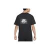 Nike Letter Logo Chest Print Short-Sleeve T-Shirt for Men In Black DR5758-010