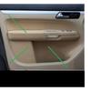 For Volkswagen Touran Caddy 2006 2007 -2015 Microfiber Leather Door Armrest Interior Door Panel Protective Covercar interior