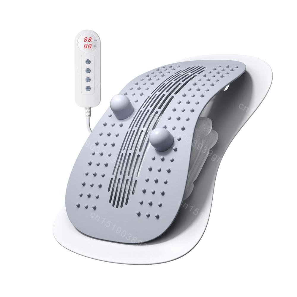 Electric Back Stretcher Adjustable Height Airbag Waist Back Stretching Massager Lumbar Support Traction Masajeador Lumbar Relief