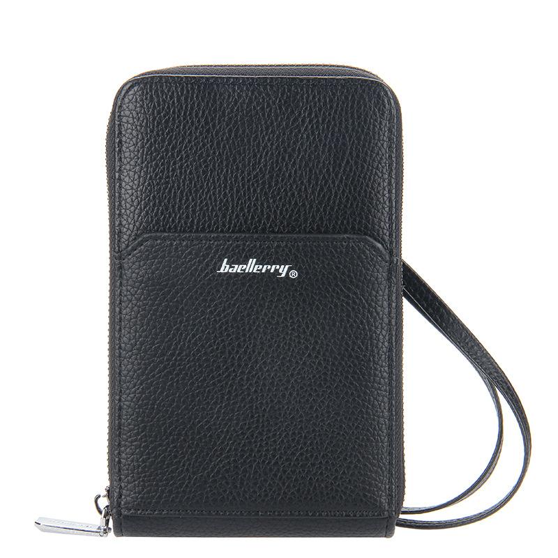 Baellerry Men Faux Leather Phone Bags Vintage Design Handbags Classic Purse Wallets GZW