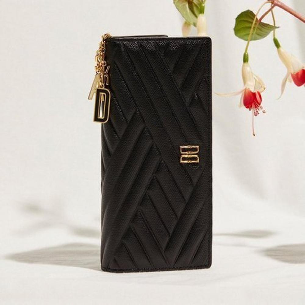

Daks Black Carlisle Embossed Leather Golddd 2 Fold Wallet Dcwa6e212bk Single option