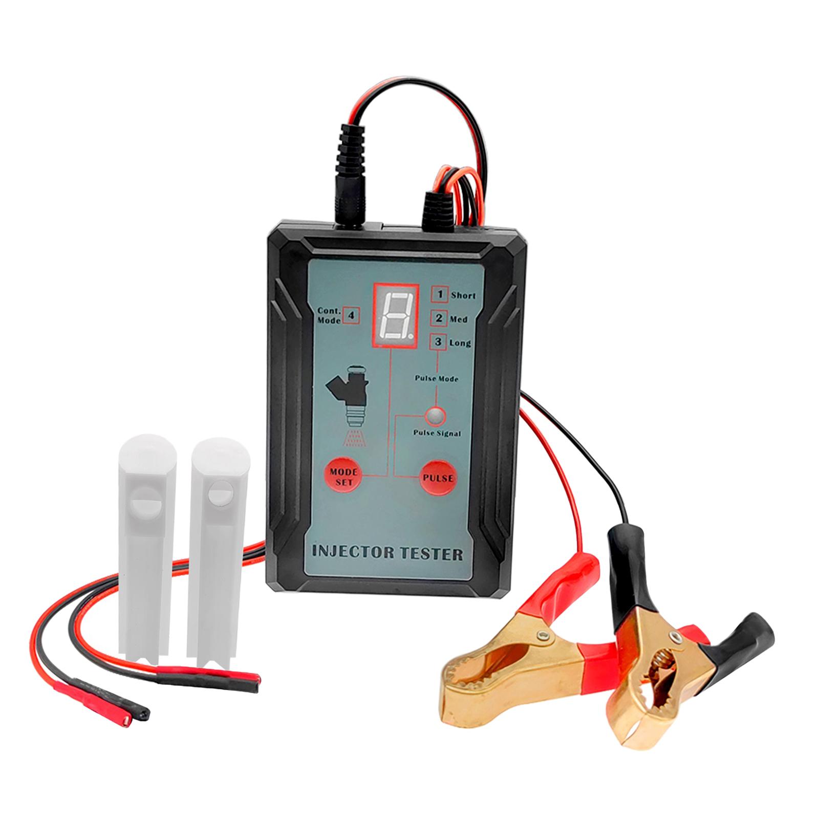 

Car Fuel Injector Tester Cleaner Adapter Diagnostic Tools Short Medium Long Continuous Modes Repairing Tool for Automotive