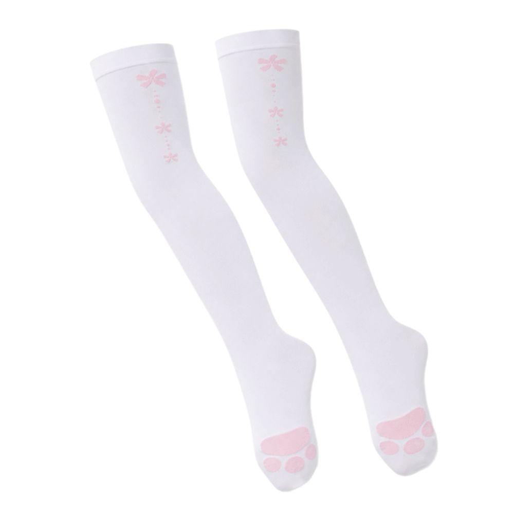 Above Knee Thigh High Stockings Lolita JK Cat Claw Stockings Cat Paw Long Socks Comic Convention